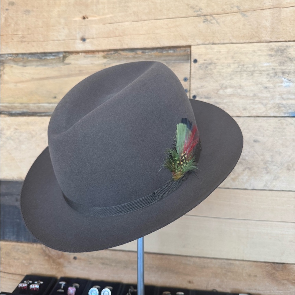 Stetson Travel Luxe Crushable,Taupe Fedora